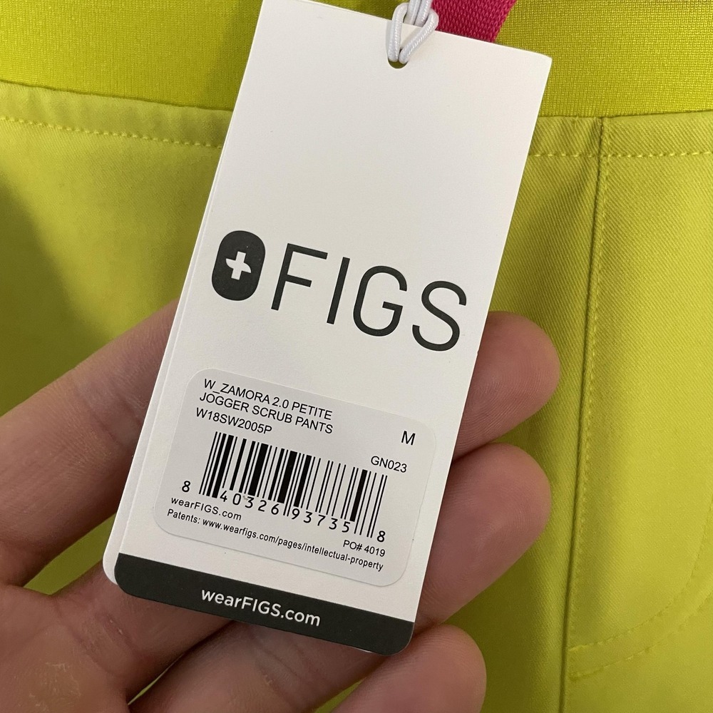 FIGS Pants Womens Medium Petite Green Zamora 2.0 Jogger Scrub Pockets‎ Work - Picture 3 of 11
